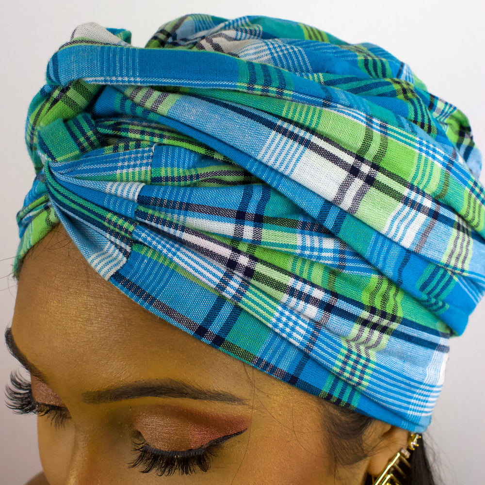 SO TOUFA Madras bleu