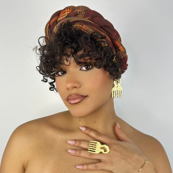 SO TOUFA madras marron