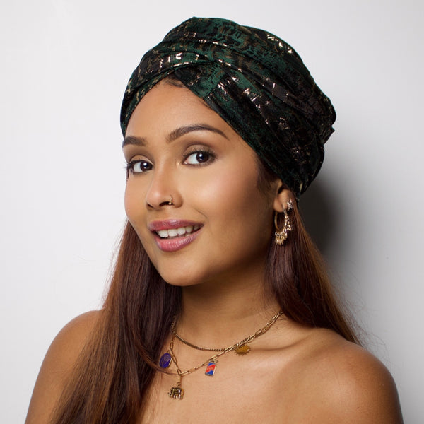 SO TOUFA Brocart vert sapin