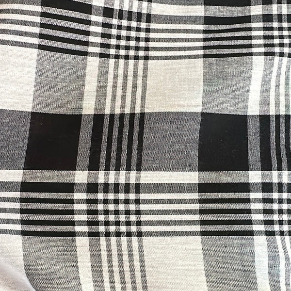 SO TOUFA Madras noir et blanc