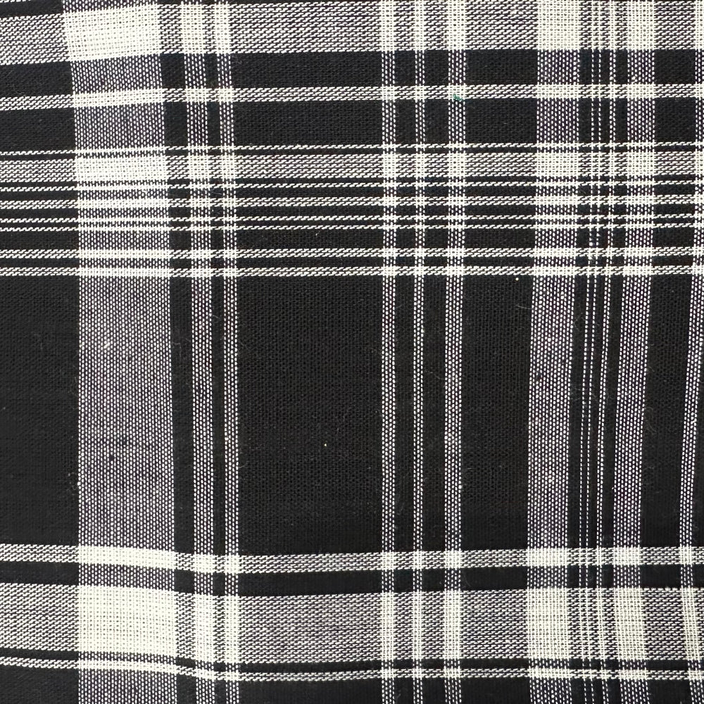 SO TOUFA Madras noir et blanc