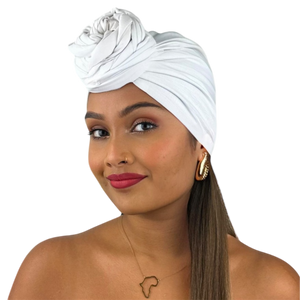 Foulard SO TOUFA uni blanc