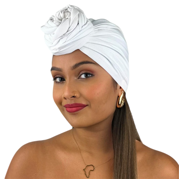Foulard SO TOUFA uni blanc
