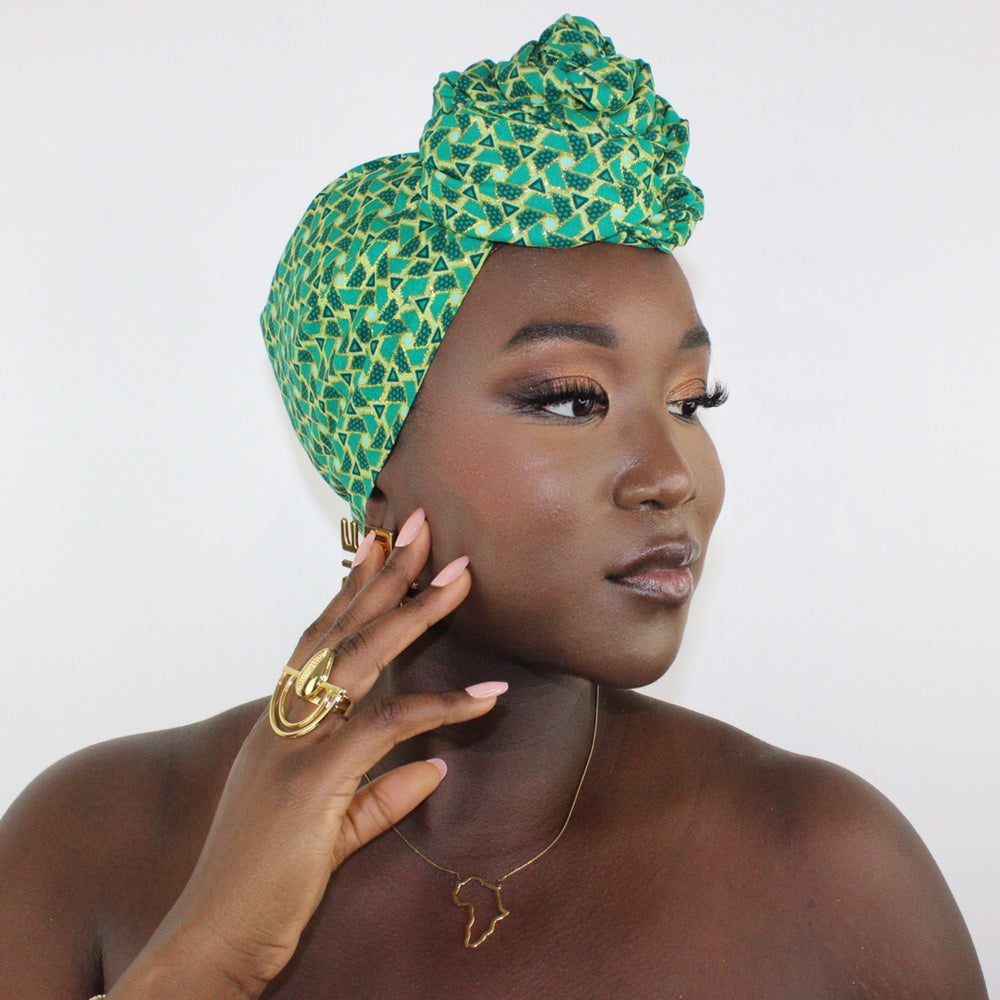 Foulard SO TOUFA crismon vert