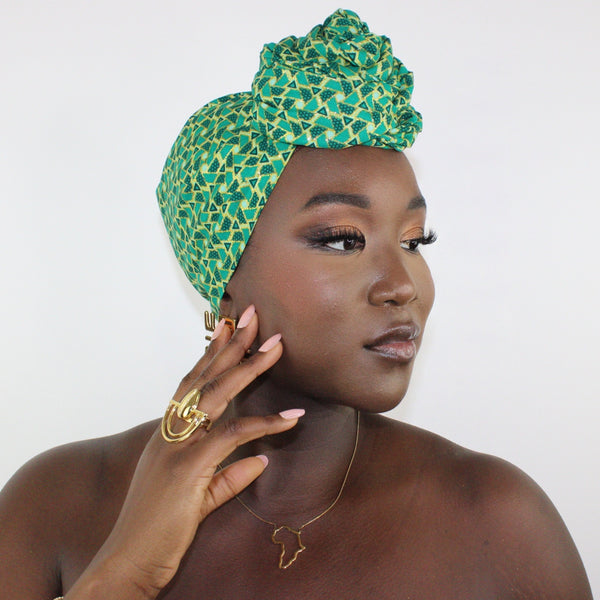 Foulard SO TOUFA crismon vert