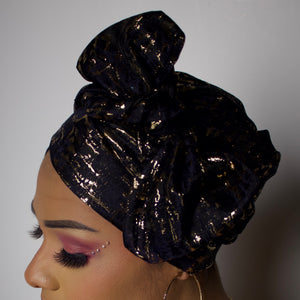 SO TOUFA Brocart bleu marine