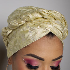 SO TOUFA Brocart floral or