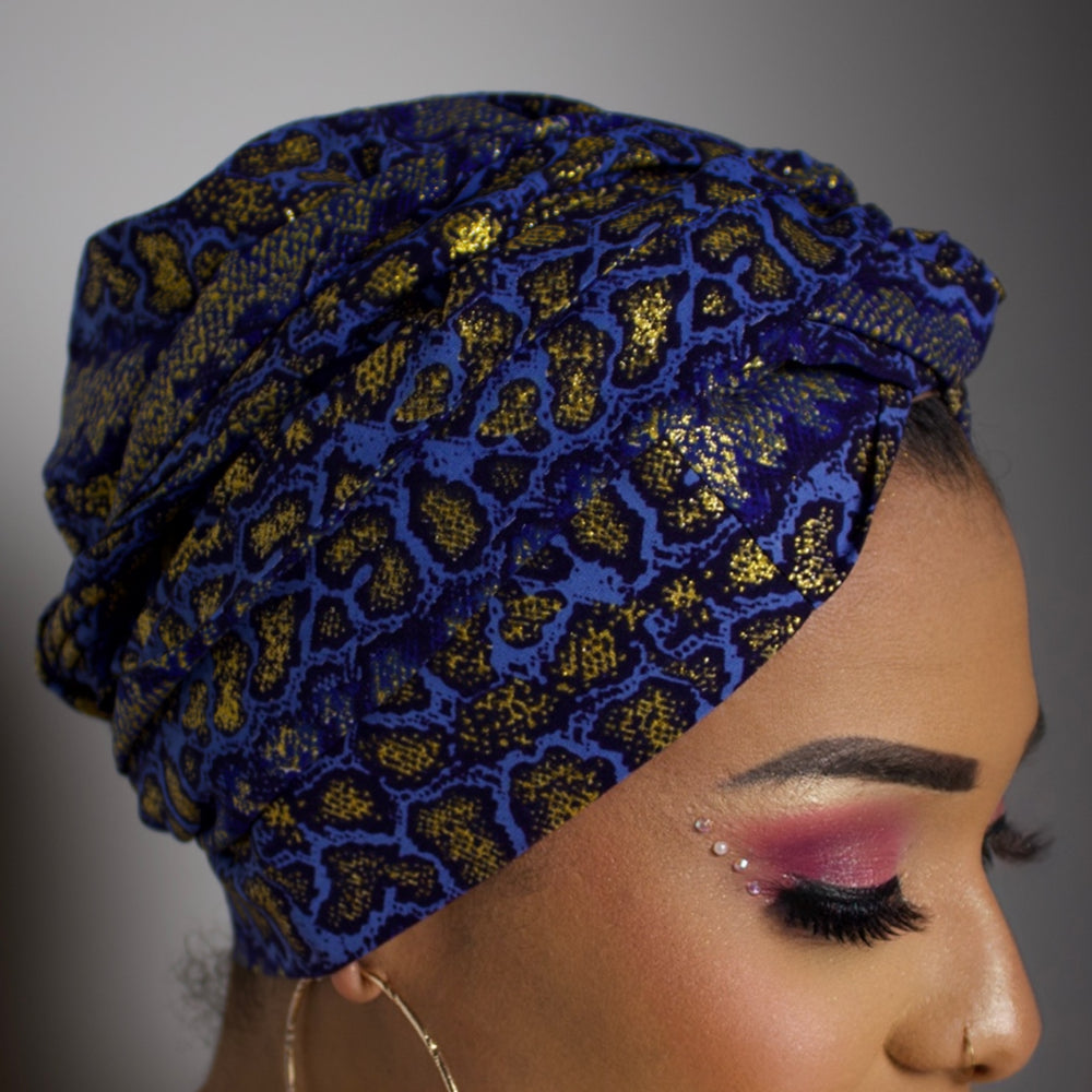 SO TOUFA Léopard bleu
