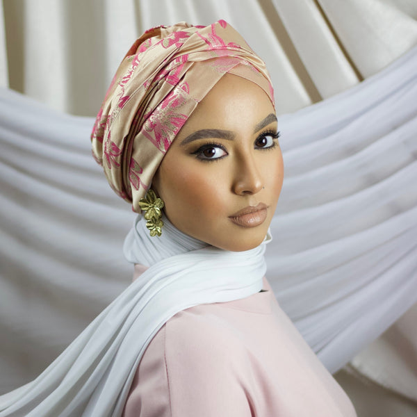 SO TOUFA Brocart floral rose