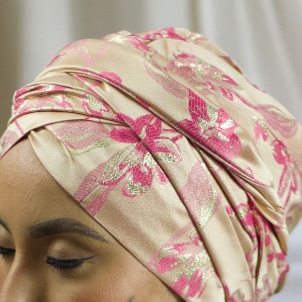 SO TOUFA Brocart floral rose