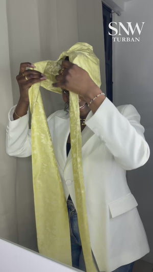 SO TOUFA Brocart floral or